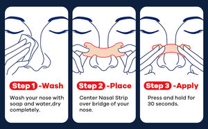 नाक को खर्राटे के लिए मजबूत चिपकने वाला नाक स्ट्रिप्स बच्चों की नाक पैच - Product Image 6