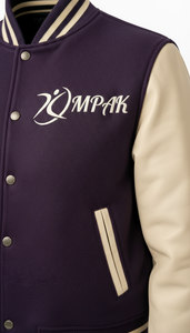 Veste matelassée professionnelle pour université avec lettres en chenille, style streetwear viral, esthétique américaine - Product Image 4