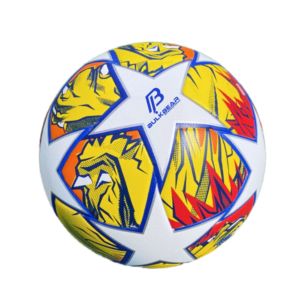 Ballon de football d'entraînement léger et écologique, design Champion League, en cuir PU 3,5 mm, taille 5, imperméable, personnalisable, le meilleur de sa catégorie en gros - Product Image 5