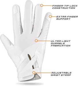 Guantes de Fútbol Grip Boost Solid Stealth 6.0 Boost Plus con Silicona Transpirable y Cierre de Gancho y Bucle para Adultos y Jóvenes, Ideales para Recepciones - Product Image 5