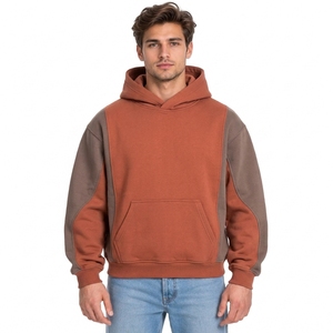 Sudadera con Capucha Lisa de Invierno, Color Blanco Hueso, Estilo Holgado, Tejido French Terry de Alta Calidad, Transpirable - Product Image 2