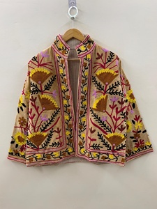 Vintage Style Handmade Suzani <b>Velvet</b> <b>Coat</b> for <b>Women</b> Traditional Embroidered Bohemian Winter Jacket Gift for <b>Women</b> - Product Image 2