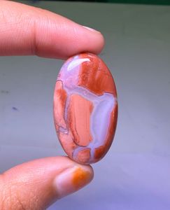 Cabochon en Agate Coton Naturel de Haute Qualité, Pierre Précieuse en Vrac pour la Fabrication de Bijoux - Product Image 3