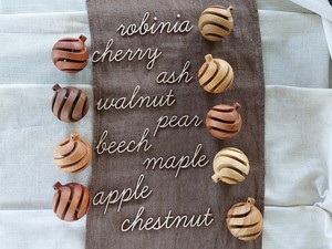 Premium Wooden Christmas Tree <b>Ornaments</b> Handmade Custom Printed Holiday Hanging Pendants Eco Friendly Modern Xmas Decorations - Product Image 6