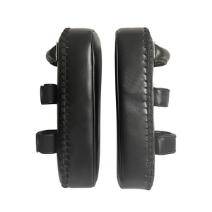 Best Seller Genuine Leather Boxing Training Kick Pads Kick Boxing Strike Curved Arm Pad MMA Focus Muay Thai Pads - Product Image 1