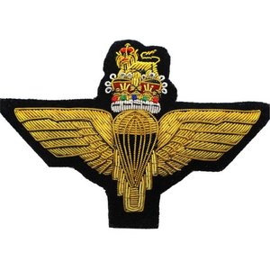 Écusson scolaire personnalisé pour uniformes et blazers, avec ailes brodées à la main, insignes d'épaule à ailes, à coudre et magnétiques - Product Image 5