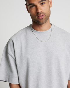 Custom Logo Heavy <b>Weight</b> Men's T-shirt 220GSM 100% Cotton Regular Fit <b>Blank</b> High Quality Eco-Friendly OEM Service Low MOQ - Product Image 6