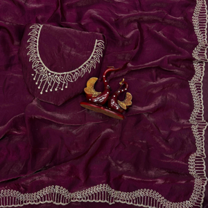 Sari de Seda Étnico de Lujo Estilo Bollywood Indio, el Más Vendido, de Última Moda, Exclusivo para Fiesta de Graduación, para Mujer, Envío Rápido - Product Image 1