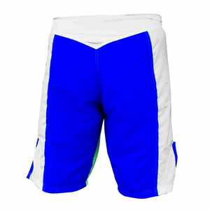 Color Block MMA BJJ Wrestling <b>Shorts</b> <b>for</b> <b>Men</b>-Lightweight Durable 100% Polyester Quick Dry Breathable Shrink-Proof Adult Training - Product Image 2