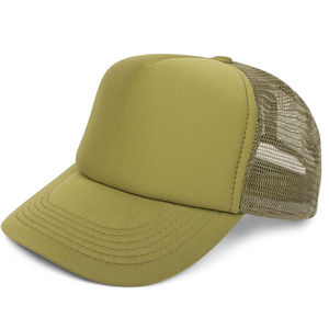 Casquette Trucker 5 Panneaux en Mousse Vert Olive avec Logo Personnalisé, Réglable et Respirante – Vente en Gros pour Fournisseurs en Vrac (USA, UK, UE) - Product Image 4