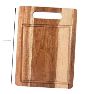 Solid Wooden Chopping <b>Board</b> with Handle Multipurpose Kitchen Cutting <b>Board</b> Durable Food Prep <b>Board</b> Modern Kitchen <b>Tool</b> - Product Image 5
