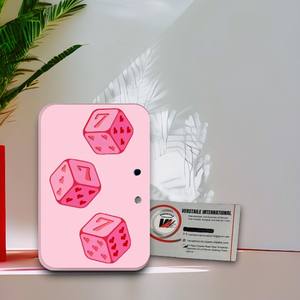 Versatile International High Quality Custom Dice Palette Square Heart Butterfly Diamond Magnetic Acrylic Lash Tile <b>Eyelash</b> - Product Image 4