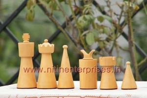 Stylish Deco Children's <b>Wooden</b> <b>Chess</b> <b>Set</b> Top Sale with Crystal Rubber Pieces and Folding Table Cardboard Box Packaging - Product Image 4