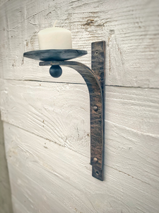 Portavelas de pared metálico, portavelas colgante de metal, portavelas para velas de té, portavelas votivas de metal, portavelas para velas de pilar - Product Image 4