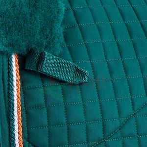 Almohadilla de Silla de Montar Inglesa de Algodón con Patrón Cuadrado, Cómoda, Suave, de PU, Segura, Transpirable, Multiusos para Equitación - Product Image 5