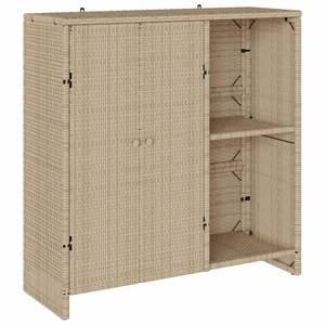 Gabinete de Almacenamiento de Ratán Beige con Puerta de 39.37 X 14.17 X 40.16 Pulgadas para Sala de Estar - Product Image 2