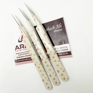 Pince à épiler professionnelle en acier inoxydable pour extensions de cils, écologique et durable, pour la séparation des cils, logo personnalisé, précision - Product Image 3