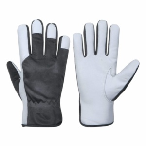 Gants de sécurité industriels robustes en cuir de chèvre confortables certifiés CE, antistatiques, anti-chaleur, 11 oz, pour l'assemblage - Product Image 1