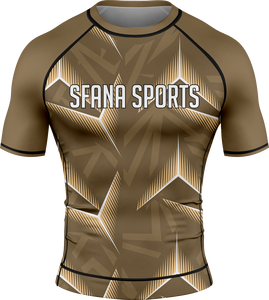 Rashguard BJJ MMA Garçon à Manches Courtes Compression Séchage Rapide UPF50+ Étanche Spandex Anti-Déchirure pour No-Gi Grappling Sparring - Product Image 3