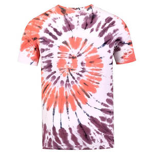 Mens Spiral Tie Dye T Shirt Cotton Short Sleeve Casual Streetwear Tee Vibrant <b>Pattern</b> Relaxed Fit Breathable Summer Top - Product Image 6