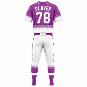 Uniforme de Béisbol Premium, Jersey Personalizado para Equipo, Ropa Deportiva Ligera, Secado Rápido, OEM - Product Image 3