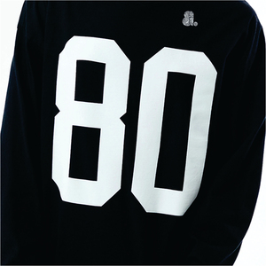 Sudadera Oversize de Cuello Redondo para Mujer, Negra, 80% Tejido Terry Sólido, Bordado, Forro de 300g, Top Casual de Invierno - Product Image 4