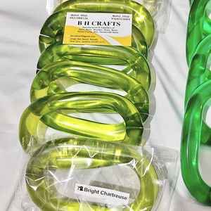 Cadena de Resina de Diseño Premium, Material Decorativo para Manualidades, Creación de Joyería DIY y Decoración Moderna de Paredes para el Hogar - Product Image 6