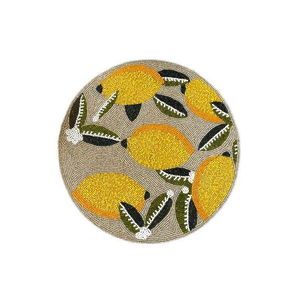Ethnic Embroidery Glass Seed <b>Beaded</b> Placemat For Wedding Event Home Decor For Dining Modern Centerpiece Mat Decorative Displays - Product Image 1