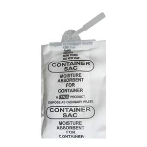 Bande de gel de silice blanche déshydratante pour conteneurs avec crochet pour expédition maritime, taux d'absorption d'humidité élevé - Product Image 1