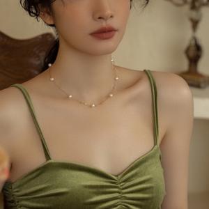 Collar de Cielo Estrellado Versión Coreana para Mujer, Lujoso con Perlas Naturales de Agua Dulce, Accesorio Versátil - Product Image 2