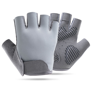 Gants de cyclisme demi-doigts en maille respirante unisexe pour l'été et le fitness - Product Image 2
