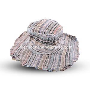 Chapeau en chanvre à volants promotionnel - Product Image 3