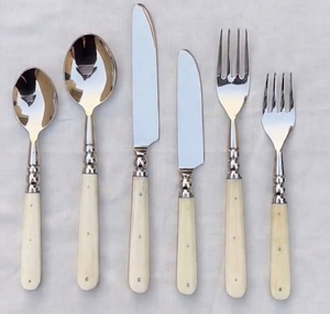 High Quality Design Flatware <b>Set</b> Stainless Steel Resin Handle Gold Finished Flatware 5 Piece Flatware <b>set</b> at very <b>cheap</b> Price - Product Image 1