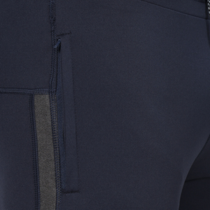 Pantalon de survêtement sport bleu quatre directions avec bande latérale, logo personnalisable, impression HD, délavage coloré, 100 % polyester, séchage rapide, tailles homme M/L/XL - Product Image 4