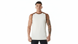 Camiseta sin mangas para hombre, corte holgado, informal, para gimnasio, transpirable, ligera, para verano, entrenamiento, fitness, correr - Product Image 2