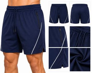 Pantalones Cortos Deportivos Negros para Hombre, de Secado Rápido, con Cordón en la Cintura, Largo Medio, con Bolsillos, Ropa Deportiva - Product Image 2