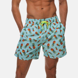 Wholesale <b>Men</b> Swimming Dissolvable Swim Shorts Stretch <b>Trunks</b> Beach Pants Custom Printed Board Shorts <b>Men</b> - Product Image 4