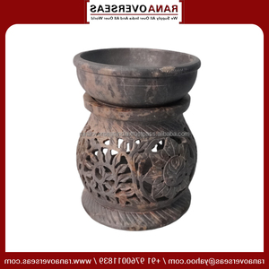 Último producto, difusor de aceite de quemador de aroma de esteatita hecho a mano de calidad de lujo con soporte de luz de té para meditación de Yoga de Spa - Product Image 5