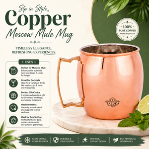 Hot Selling 16 OZ Solid Moscow Mule <b>Copper</b> Mug With Brass Handle Cocktail Drinking <b>Cup</b> For Party Gifting Barware Use - Product Image 3