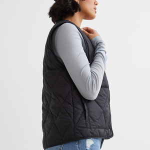 <b>Women's</b> Packable Puffer Vest Quilted Lightweight Winter <b>Jacket</b> <b>Sleeveless</b> Breathable Nylon Filling Windproof Casual Outerwear - Product Image 1