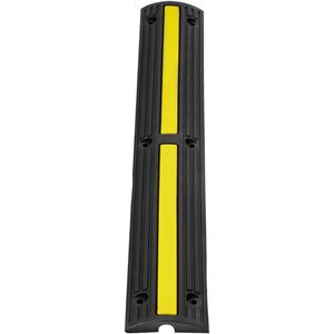 Set di 4 Rallentatori per Velocità in Gomma Resistente da 1 m, Capacità 18.000 libbre/asse, Protezione Cavi a 1 Canale per Cavi a Terra - Product Image 3