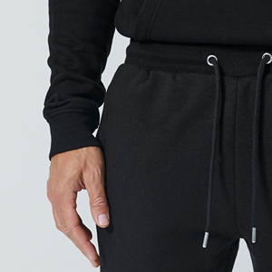Ensembles de sweats à capuche pour hommes, unis, oversize, en molleton vierge, molleton technique, couleur noir vintage, survêtement pour hommes, personnalisables - Product Image 5
