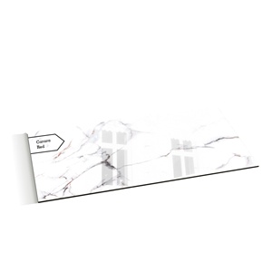 Carreau de sol en céramique émaillée blanche moderne classique 600x1200 de haute qualité pour murs intérieurs de salle de bain vernis brillant - Product Image 1