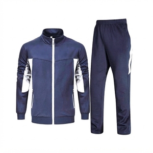 Ensemble de survêtement 3 pièces pour homme : veste de sport zippée et pantalon de compression pour fitness et yoga – Collection Printemps 2026 - Product Image 1