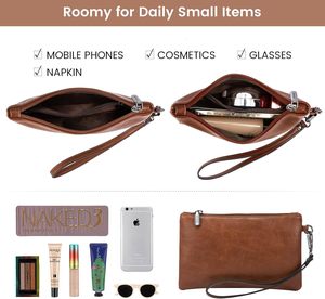 Bolso Tote de Cuero PU Clásico de Alta Calidad para Mujer, Casual, con Dos Asas, Cierre de Cremallera, Duradero, para Uso Diario, Correa Ajustable, Patas Metálicas - Product Image 3