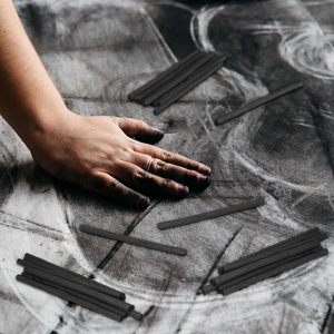 Set di Carboncini di Salice Naturali con Anima Morbida 3-9mm per Artisti e Principianti per Schizzi e Disegno - Product Image 6