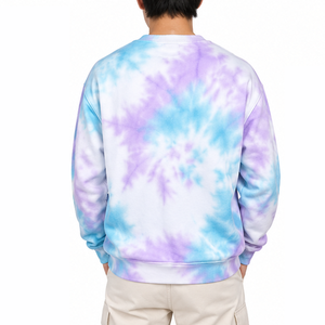 Sudadera Tie Dye al por mayor, lista para entrega, 100% algodón, personalizada de fábrica, práctica, a la moda, versátil - Product Image 3