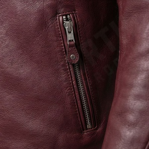 Veste de course rétro NAI-0917A XL en cuir véritable, veste de motard, vêtements de sport, vêtements de moto pour adulte, couleur personnalisable - Product Image 5