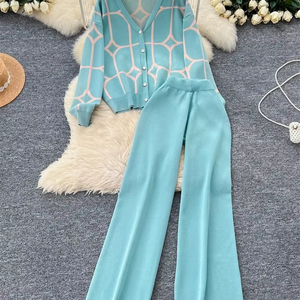 Survêtements décontractés imprimés d'hiver, élégants, sur mesure, vente en gros, ensemble 2 pièces, coupe classique, écologiques, respirants, nouveaux survêtements - Product Image 1