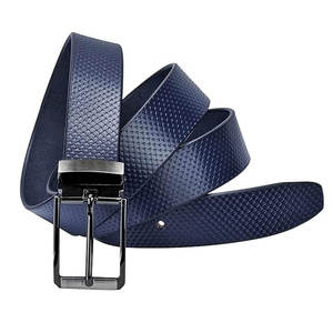 Cinturón de Cuero Vacuno Vintage para Hombre, Duradero, con Logotipo Personalizado, Estilo Moderno, Hebilla de Aleación de Cuero Genuino - Product Image 4
